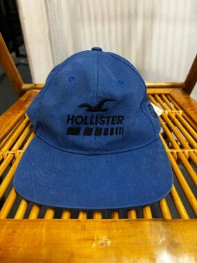 Hollister Adjustable Blue Cap, One Size
